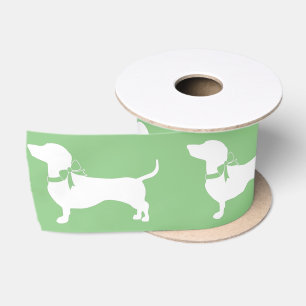 Dachshund Wiener Dog Puppy Satin Ribbon