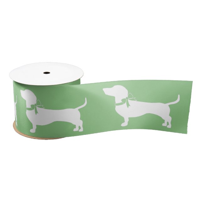 Dachshund Wiener Dog Puppy Satin Ribbon (Spool)