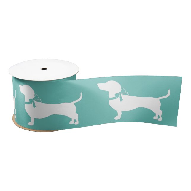 Dachshund Wiener Dog Puppy Satin Ribbon (Spool)