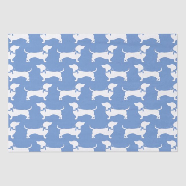 Dachshund Wiener Dog Puppy Tissue Paper (Front)