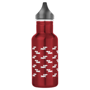 Dachshund Wiener Dog Red Water Bottle