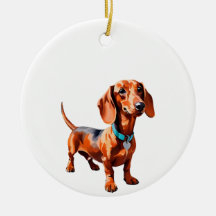 Dachshund Wienerdog ornament gift idea