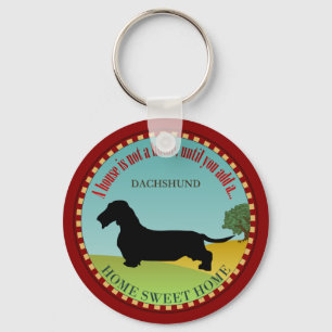 Dachshund [Wire-haired] Key Ring