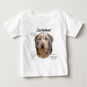 Dachshund (wirehair) History Design Baby T-Shirt