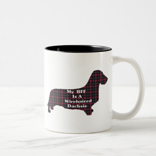 Dachshund Wirehaired BFF Mug (Right)