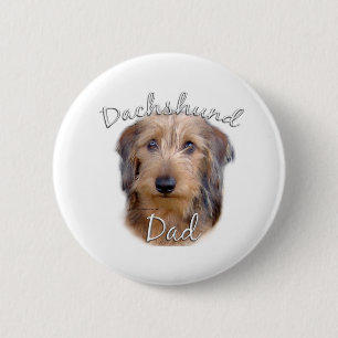 Dachshund (wirehaired) Dad 2 6 Cm Round Badge