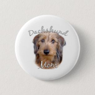 Dachshund (wirehaired) Mum 2 6 Cm Round Badge