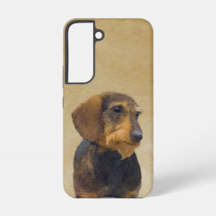 Dachshund (Wirehaired) Painting Original Dog Art Samsung Galaxy Case
