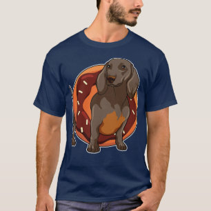 Dachshund with Doughnut T-Shirt