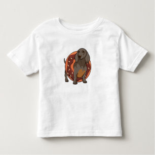 Dachshund with Doughnut Toddler T-Shirt