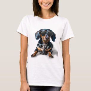 Dachshund With Sunglasses T-Shirt