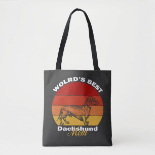 Dachshund - World's Best Dachshund Mum Tote Bag