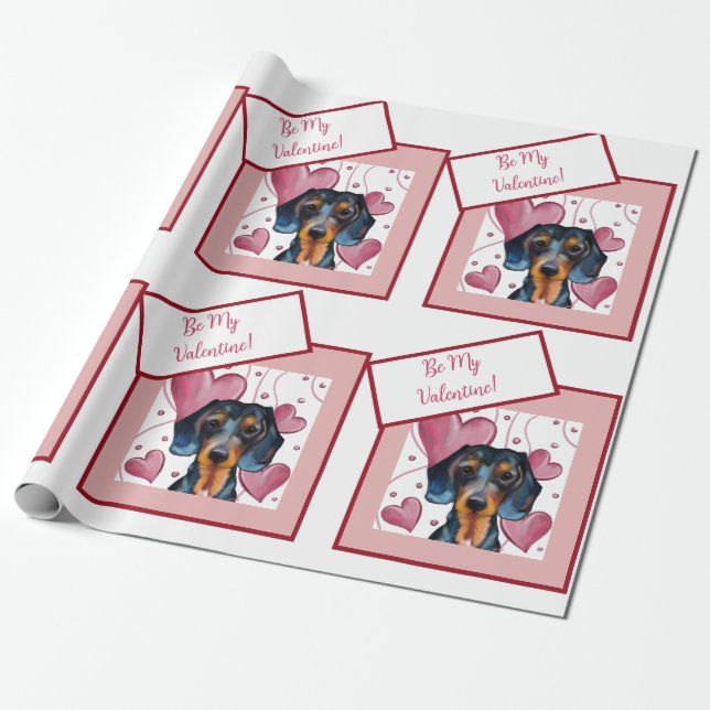  Dachshund   Wrapping Paper (Unrolled)