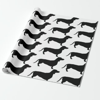 Dachshund wrapping paper
