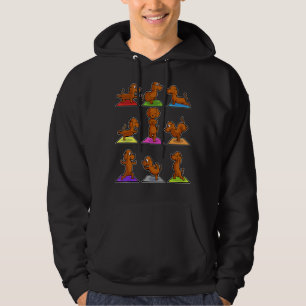Dachshund Yoga Poses Sport Gymnastics Ohmmm Heartb Hoodie