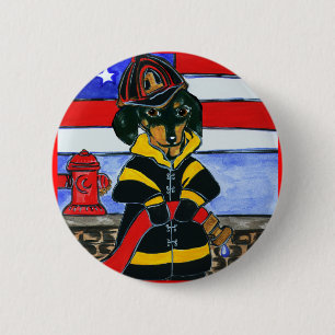 Dachshunds 6 Cm Round Badge