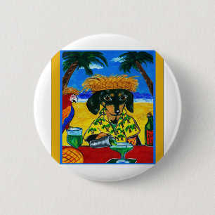 Dachshunds 6 Cm Round Badge