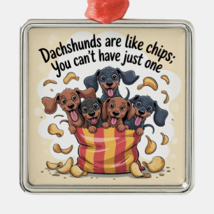 Dachshunds Are Like Chips; You Can’t Have Just One Metal Ornament