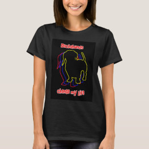 Dachshunds Change My Life Dog Art Dogs Silhouette  T-Shirt