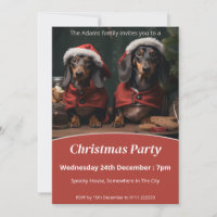 Dachshunds Christmas Party