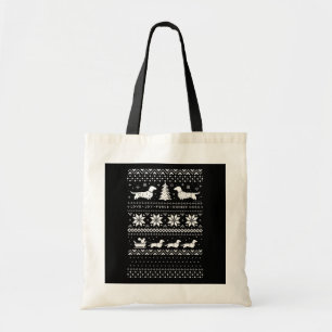 Dachshunds Christmas Tote Bag