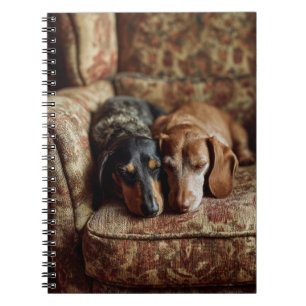 Dachshunds Cozy Nap Notebook