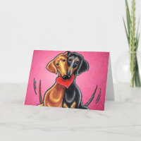 Dachshunds in Love Off-Leash Art™ Custom