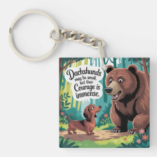 Dachshunds May Be Small Key Ring