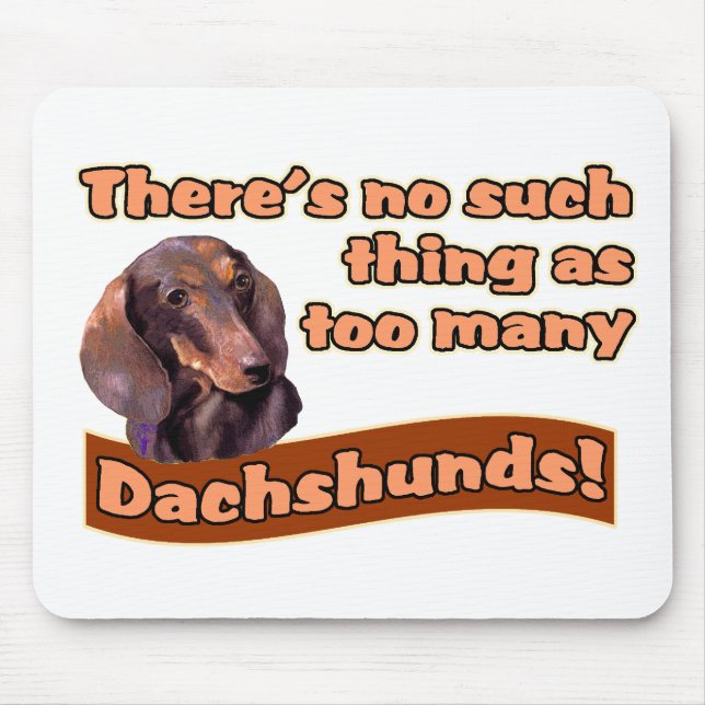 DACHSHUNDS MOUSE PAD (Front)