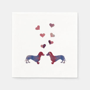 Dachshunds Napkin