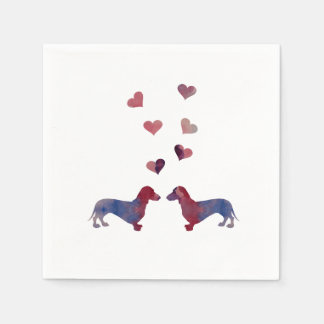 Dachshunds Napkin