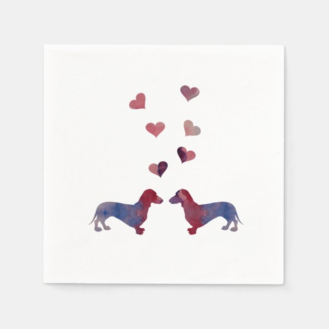 Dachshunds Napkin (Front)