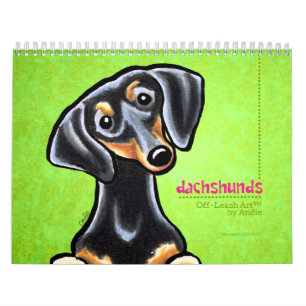 Dachshunds Off-Leash Art™ Vol 1 Calendar