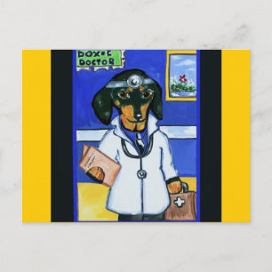 Dachshunds Postcard
