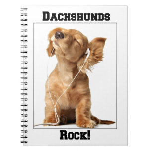Dachshunds Rock Notebook