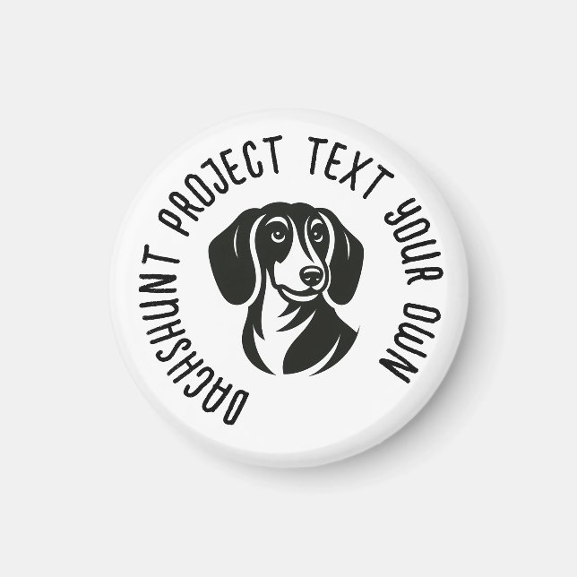 Dachshunt logo of your project MAGNET (Front)