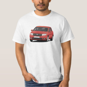Dacia Sandero illustration - red T-Shirt