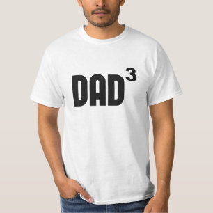 Dad3 Dad Cubed Exponentially T-Shirt