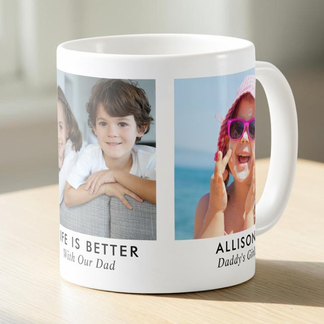 Dad 3 Photo Coffee Mug (Dad 3 Photo Coffee Mug
)