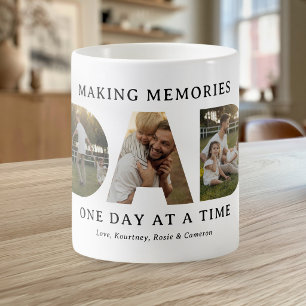 Dad 3 Photo Collage Father’s Day Mug