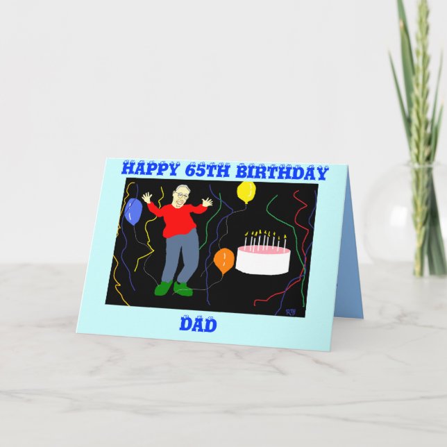 DAD 65TH BIRTHDAY CARD (Front)