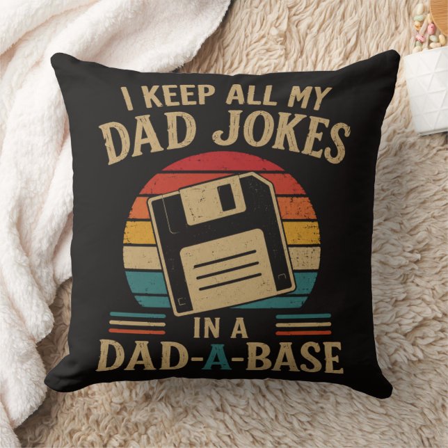 dad a base,dad joke,computer humour,database joke, cushion (Blanket)