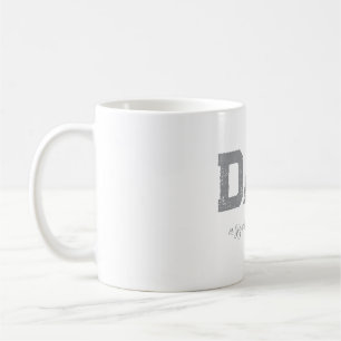 Dad – A Signature of Strength Modern Luxury black Coffee Mug