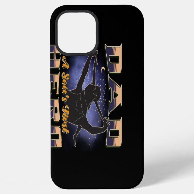 Dad A Son's First Hero iPhone Case (Back)