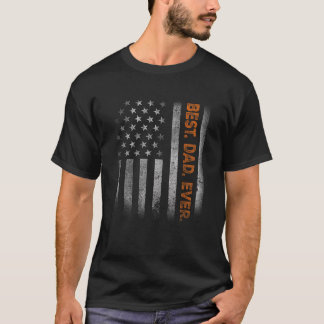 Dad American Flag Father s Day Gift From Daughter T-Shirt