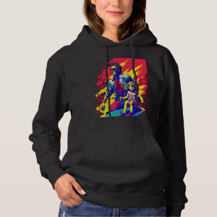 Dad And Daughter Surfing Retro Pop Surfer Dad 2 Hoodie