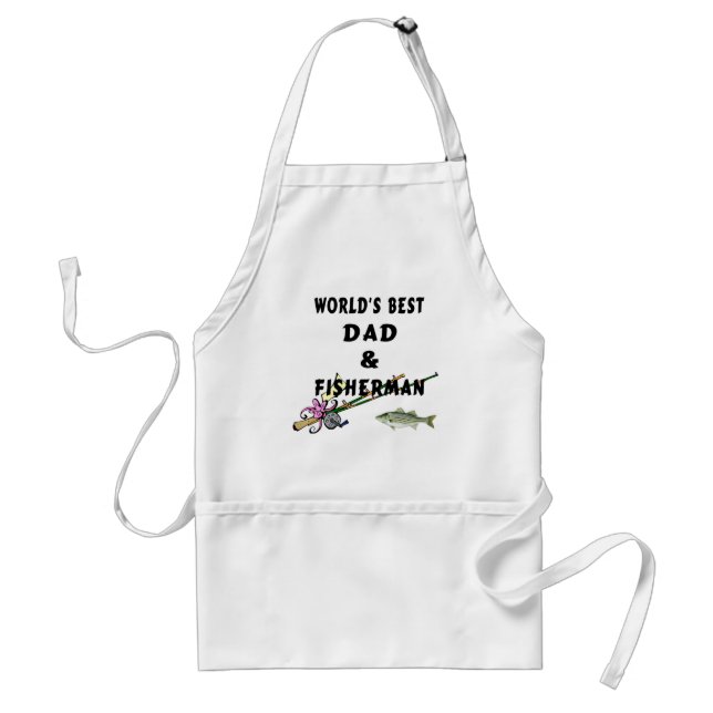 Dad and Fisherman Standard Apron (Front)