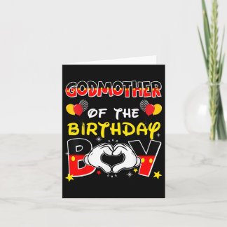 Dad And Mum Godmother Of The Birthday Boy Family P Card