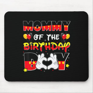 Dad And Mum Mummy Of The Birthday Boy Tee Family P Mouse Pad