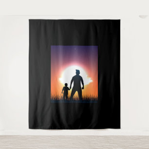 Dad And Son Father Son Bestfriend Tapestry